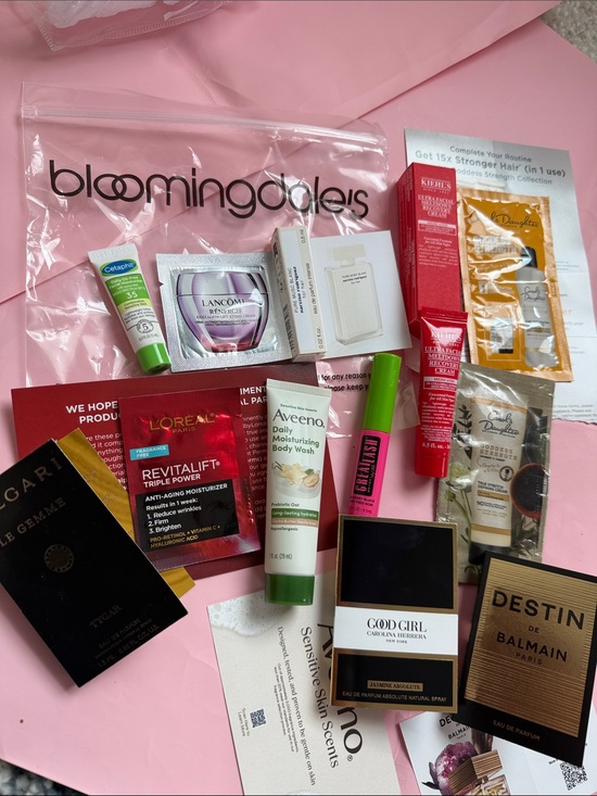 Other - Bloomingdales Goodies gift set aveeno, loreal, lancome, carolina herrera etc